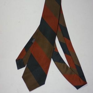Mens Skinny Narrow Tie Dacron 60's Vintage USA